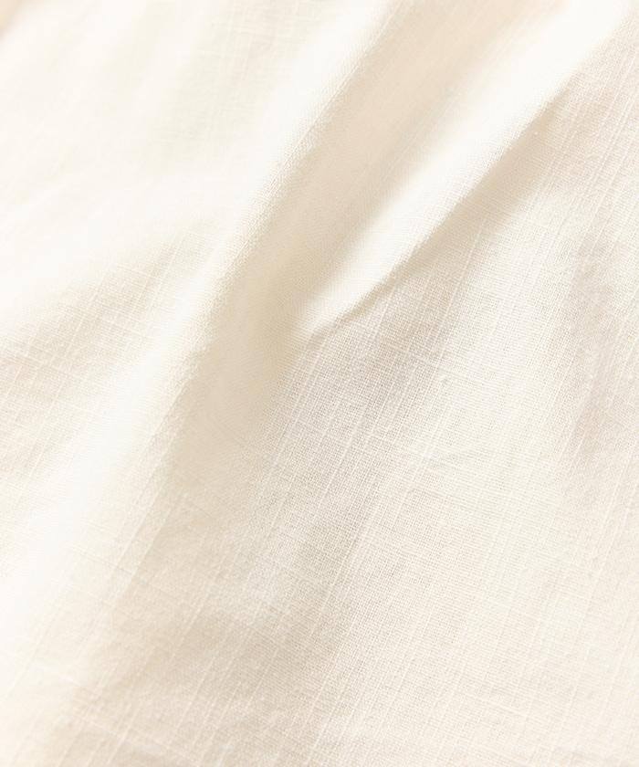 LINEN COTTON V NECK SHIRT 襯衫