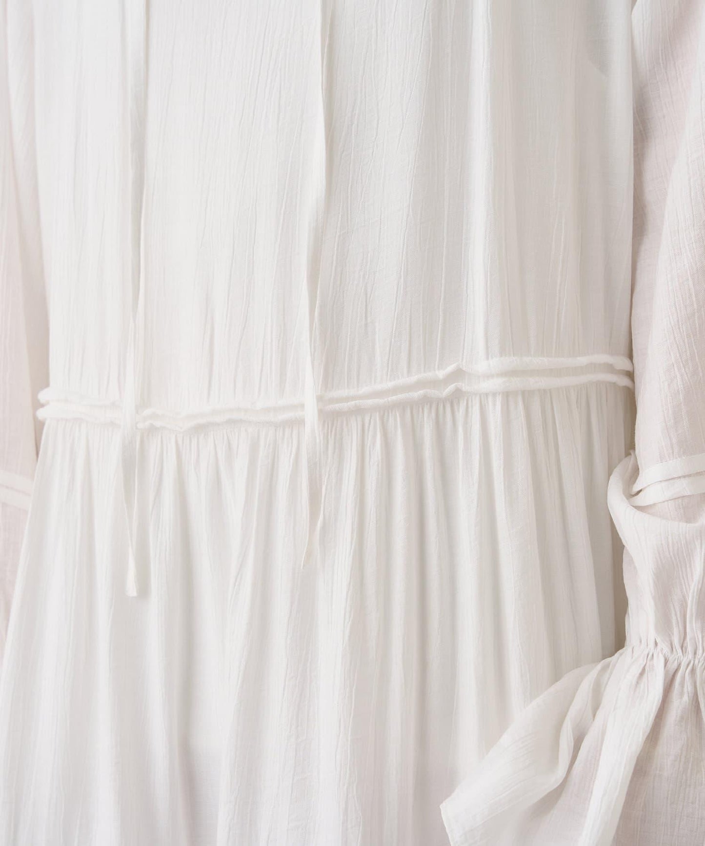 Loungedress 2WAY皺感層疊連衣裙