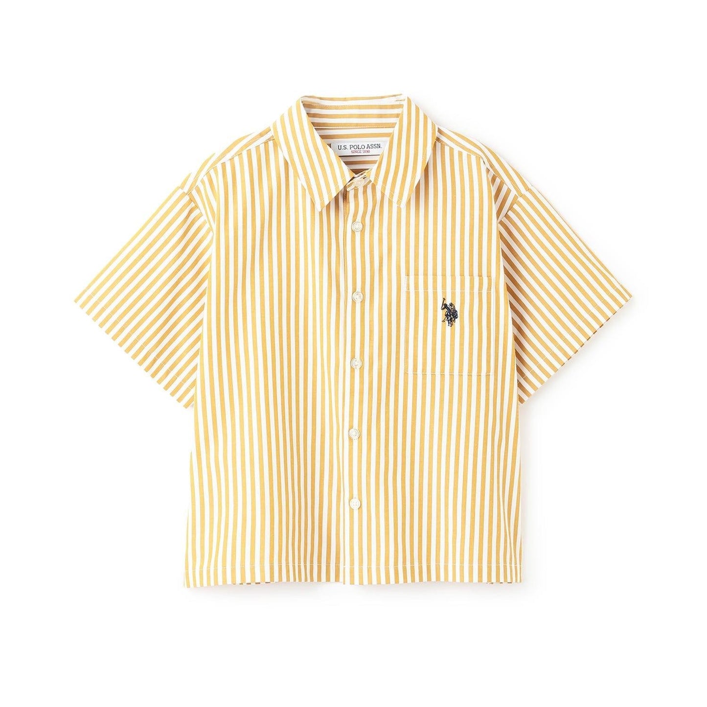 U.S. POLO ASSN. 可成套搭配 寬鬆短袖襯衫