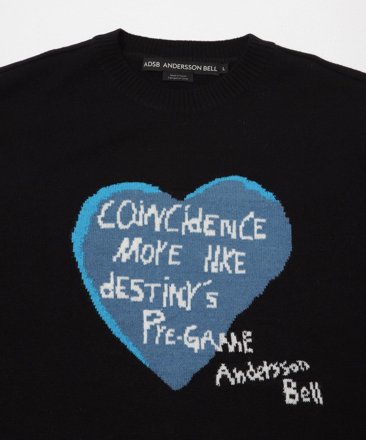 Andersson Bell BOYS H.MESSAGE CREW-NECK SWEATER 圓領毛衣