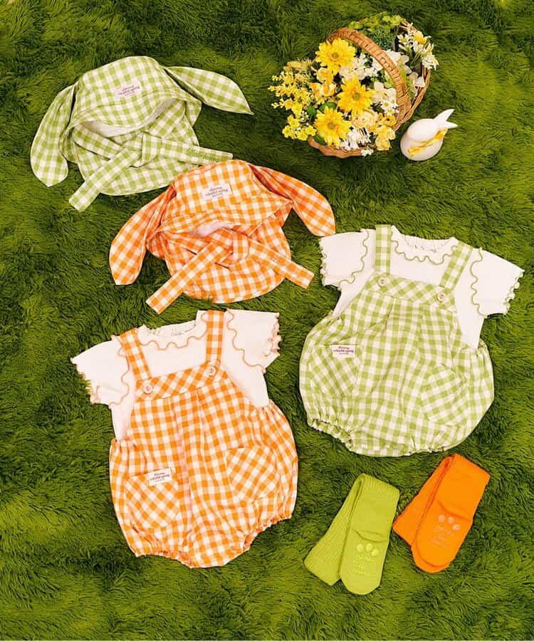 little bunny 兔耳設計 嬰童漁夫帽