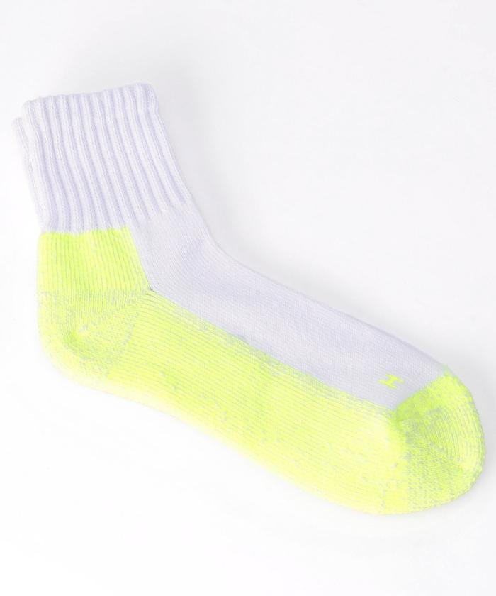 足底配色 四分丈短襪(25.0-27.0cm)
