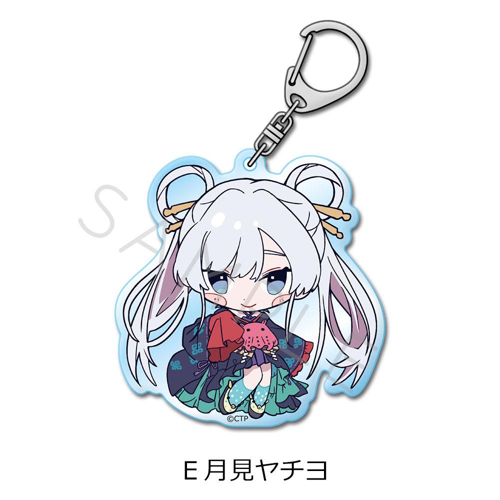 超かぐや姫! 角色周邊 第E款 月見ヤチヨ 亞克力鑰匙扣