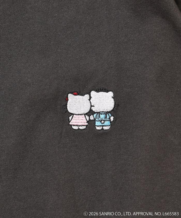 HELLO KITTY(凱蒂貓) 全印花 長袖T恤