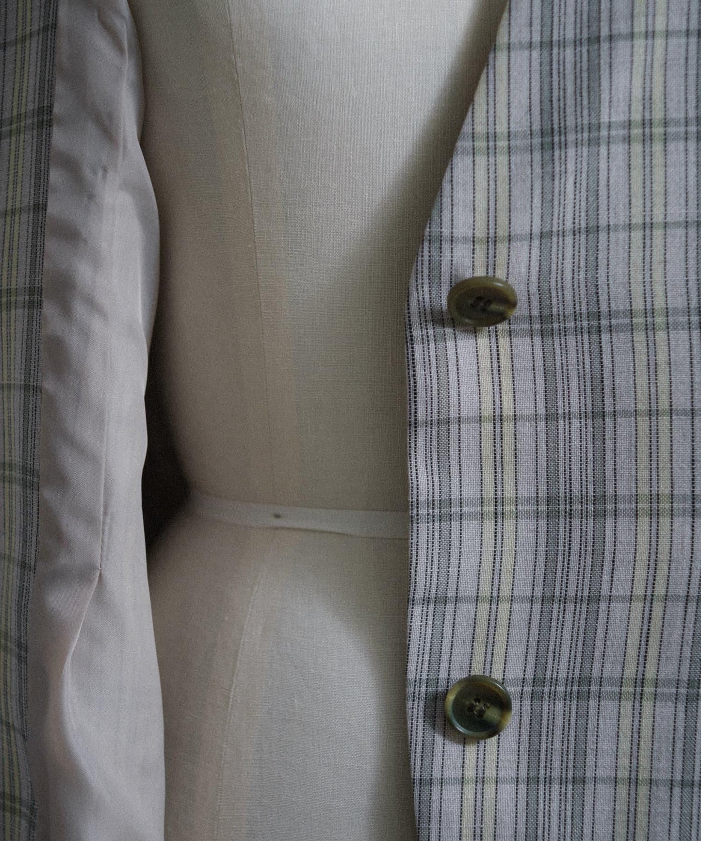 Pasterip Check peplum summer jacket 夾克