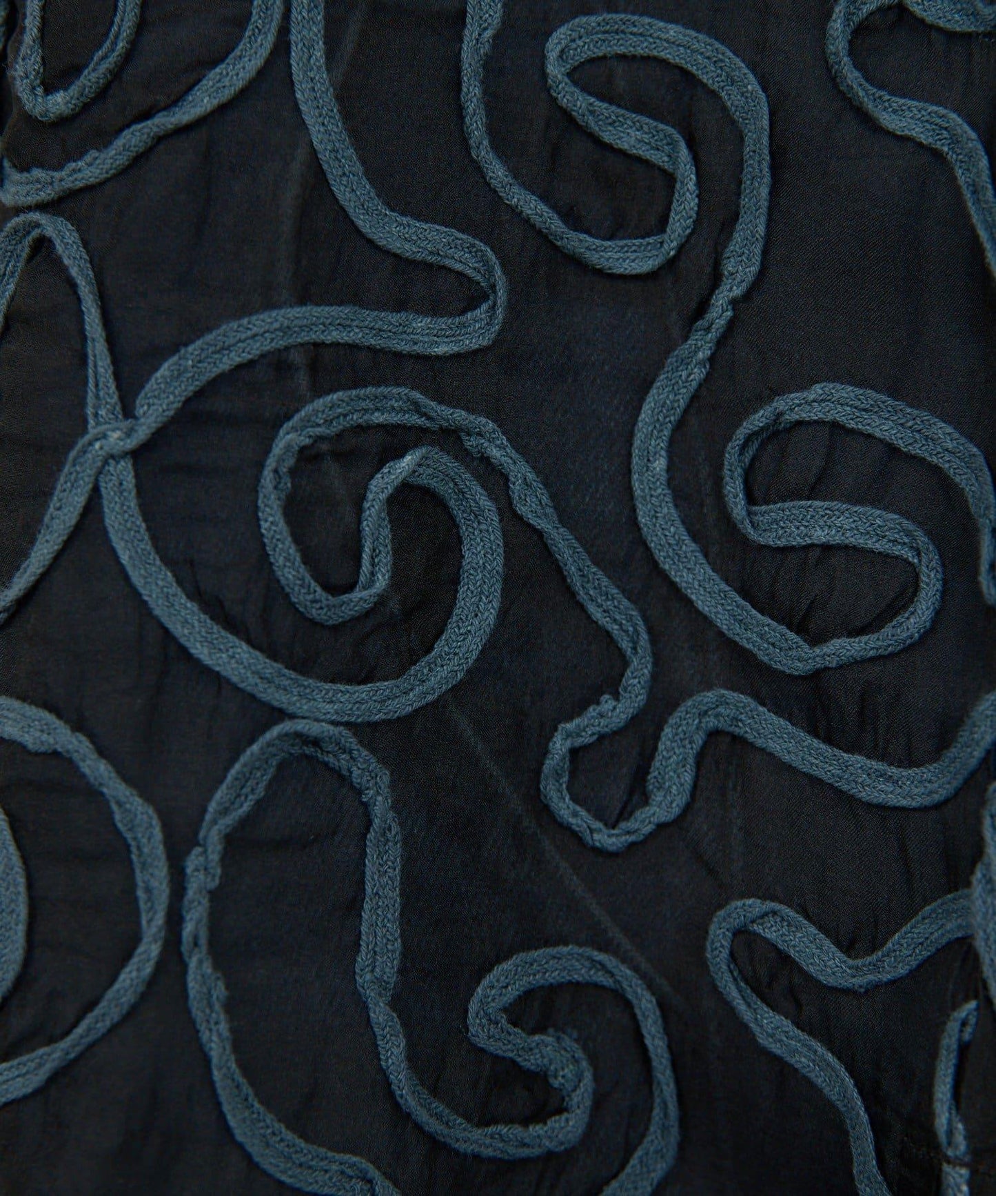 Dhritië 線繩刺繡無袖連衣裙