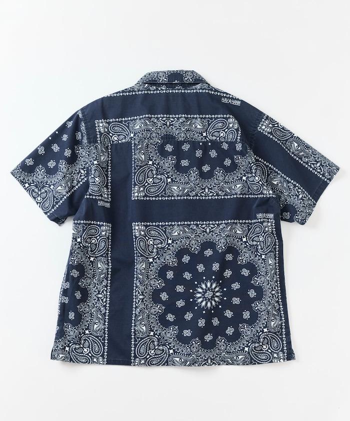 HAV-A-HANK×FREAK'S STORE 聯名 頭巾印花 開領短袖襯衫
