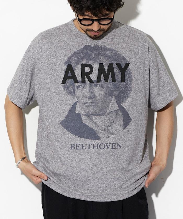 別注 ARMY ベートーベン プリントTシャツ