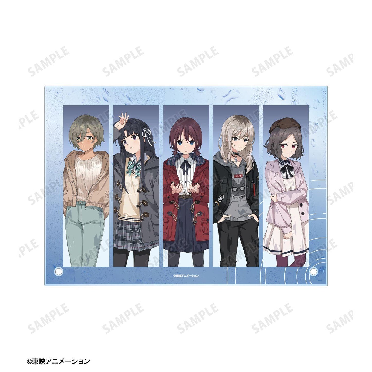 《哭泣少女樂隊》 全新繪製系列 トゲナシトゲアリ A5亞克力面板 In the rain ver.