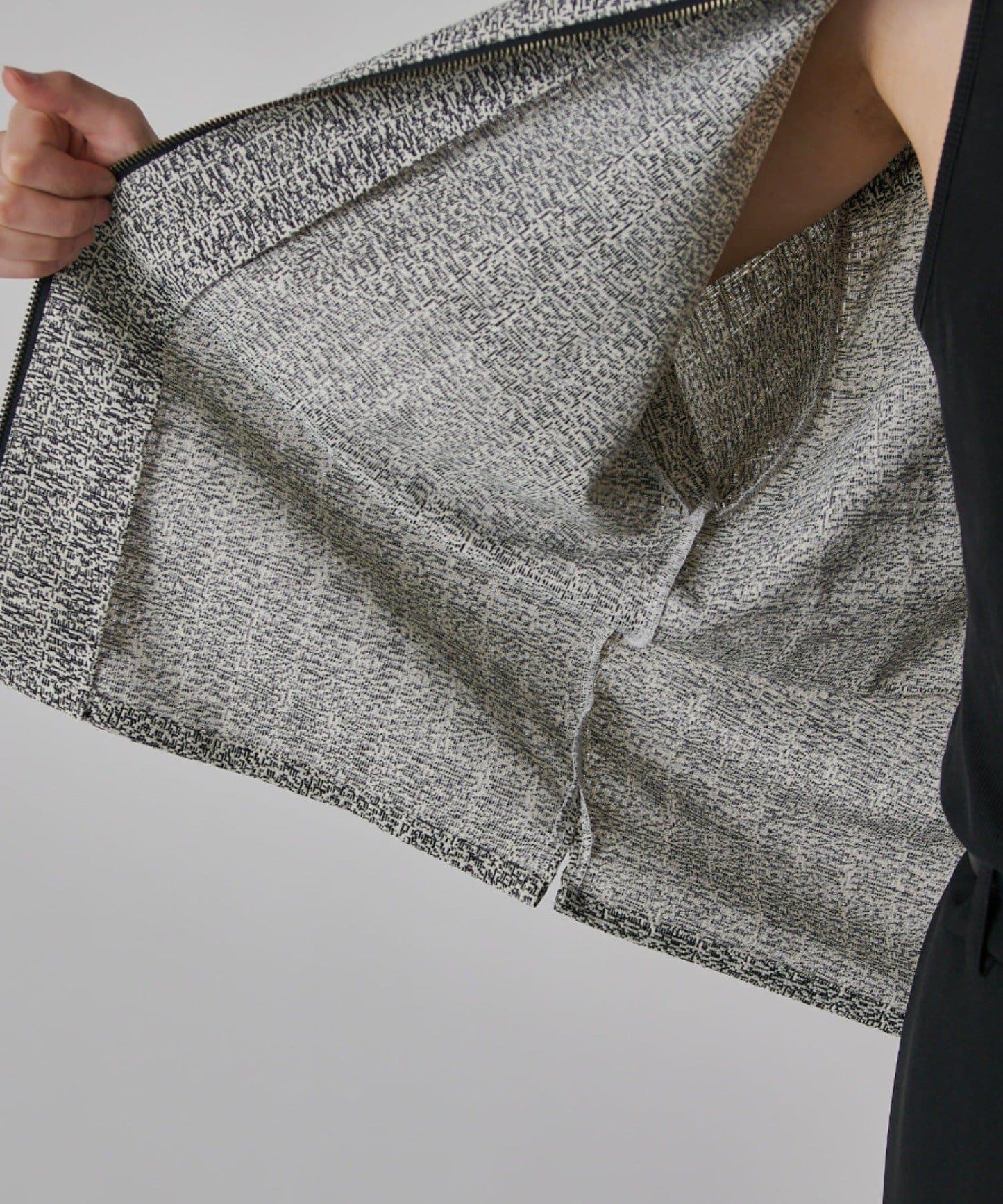 S/S ZIP 蕾絲襯衫