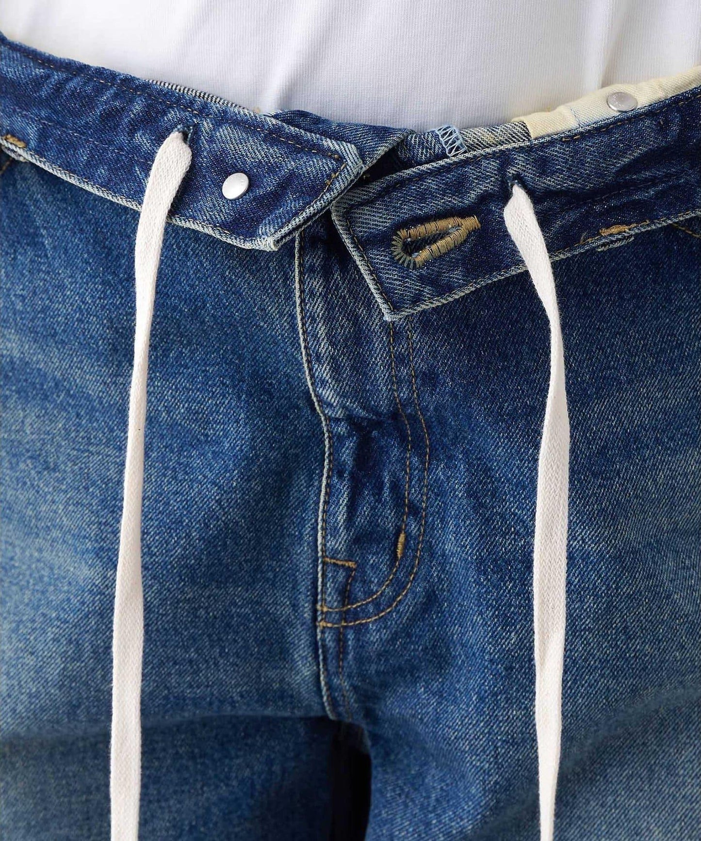 直筒 DENIM 褲子