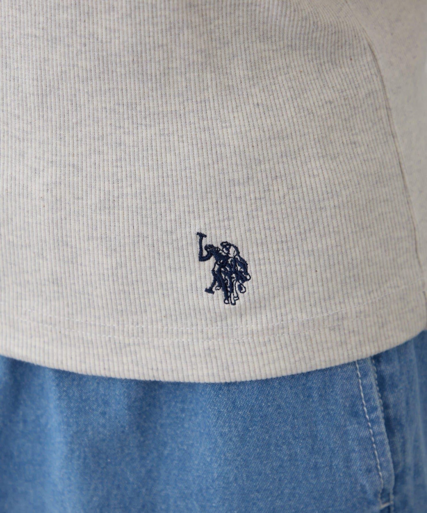 U.S. POLO ASSN. ×RMAF 亨利領背心