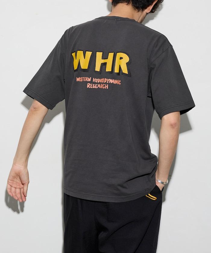 WESTERN HYDRODYNAMIC RESEARCH × フリークスストア聯名 WOBBLY WORKER 顏料染背部印花T恤