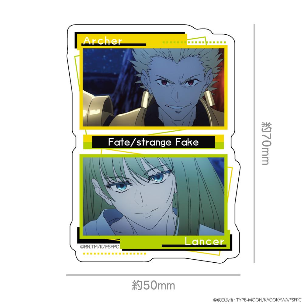 Fate/strange Fake(奇異贗品) 輪廓貼紙 Archer&Lancer 款