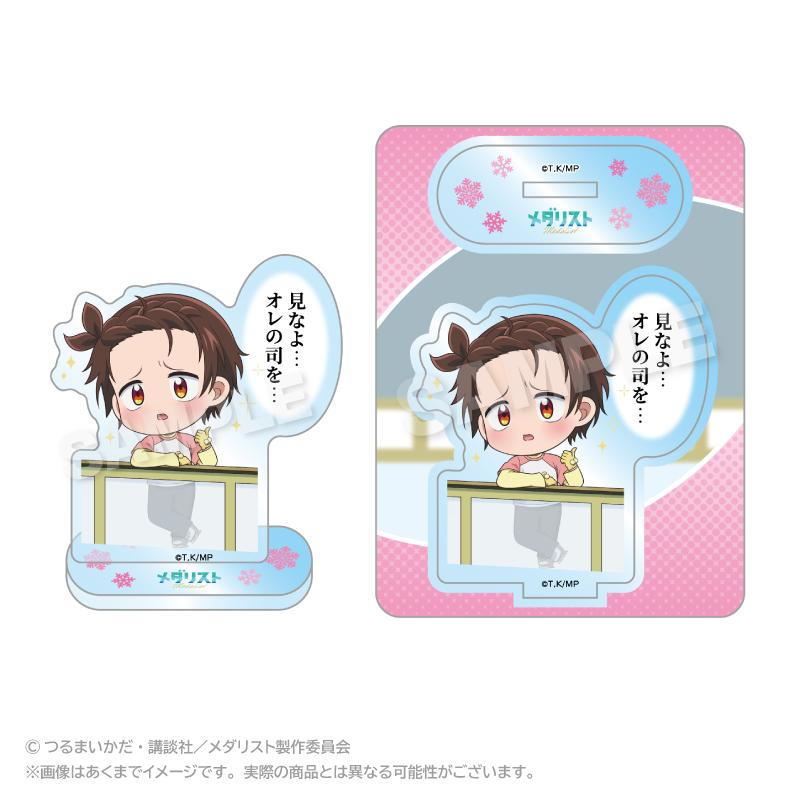 メダリスト的中文官方通用譯名為 **《花樣滑冰少女》**。 最終商品名如下: メダリスト(花樣滑冰少女) 迷你記憶系列 結束いのり 亞克力立牌 A款
