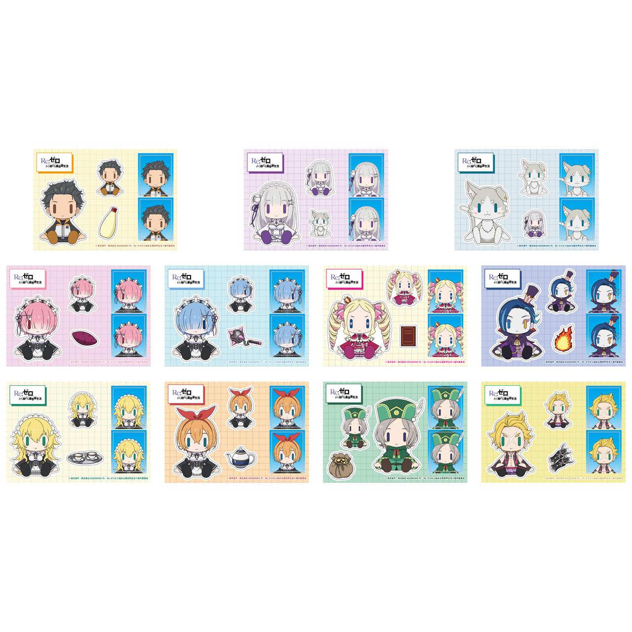 《Re:從零開始的異世界生活》(從零開始的異世界生活) GG3耐貼紙系列 ペトラ・レイテ 貼紙 すわってマスコットver.