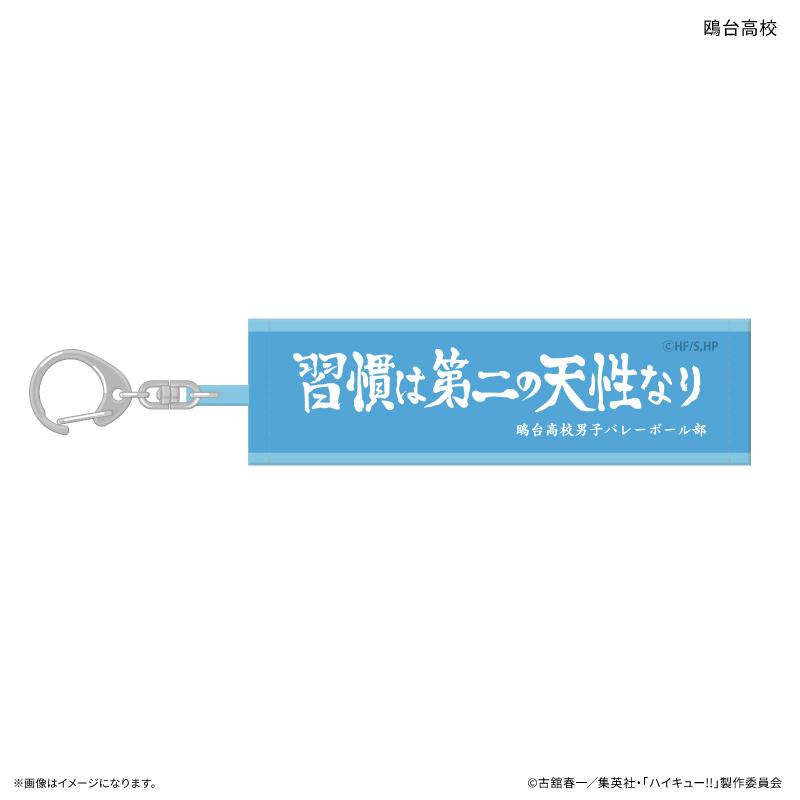 《排球少年》(排球少年) 橫幅鑰匙扣 完整盒(全10種・10個入)