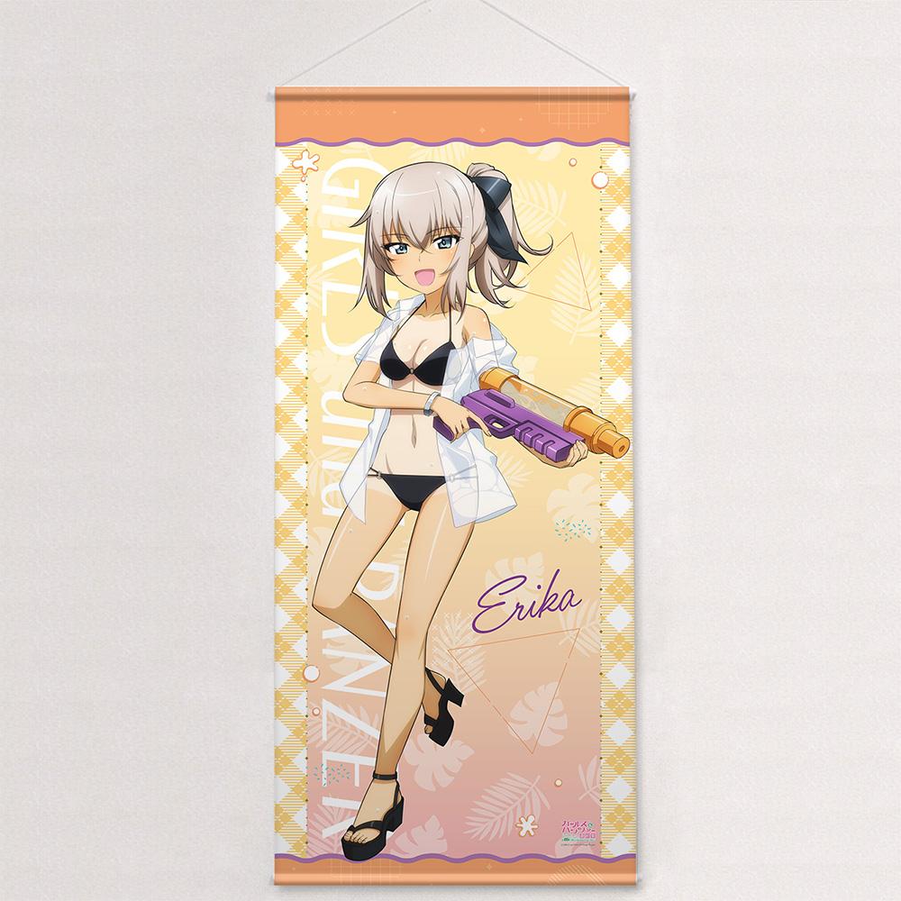 ガールズ&パンツァー 最終章(少女與戰車 最終章) 逸見エリカ 特大掛畫 水鉄砲日焼けVer.