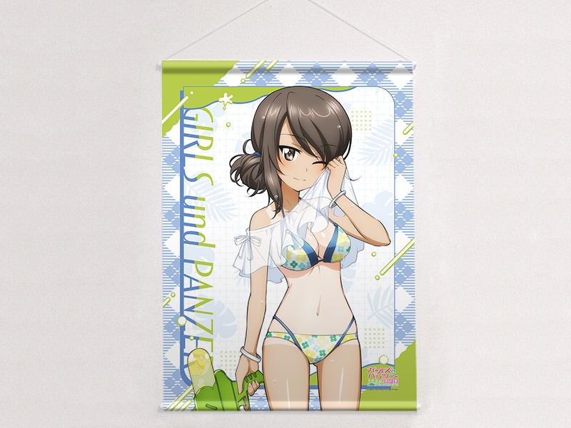 ガールズ&パンツァー 最終章(女孩與戰車 最終章) 新繪 ミカ B2掛畫 水槍日曬Ver.