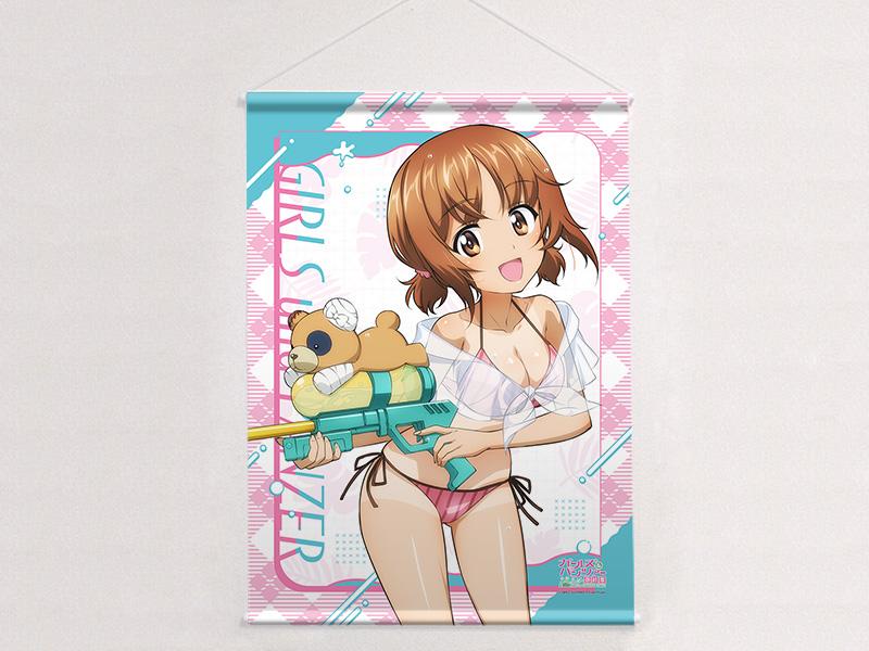 ガールズ&パンツァー 最終章(少女與戰車 最終章) 西住みほ B2掛毯 日焼けVer.