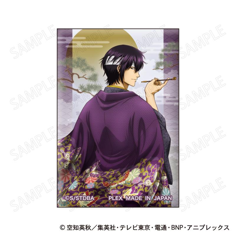 《銀魂》(銀魂) 高杉晉助 方形徽章 和裝×振り向き Ver. E款