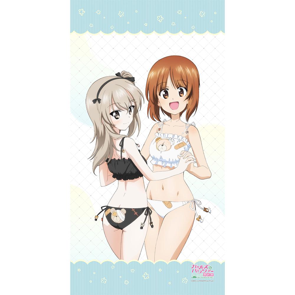 ガールズ&パンツァー 最終章(少女與戰車 最終章) 西住みほ・島田愛裡壽 浴巾