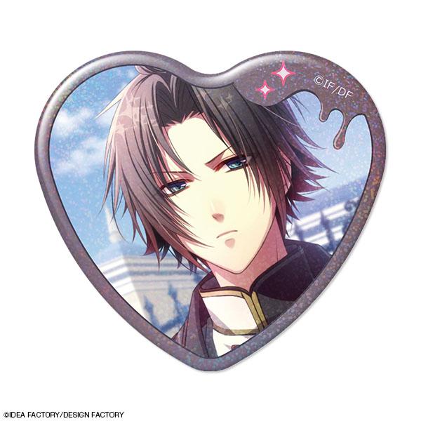 Glass Heart Princess 系列 設計02 柾木真之介 心形全息徽章 B款