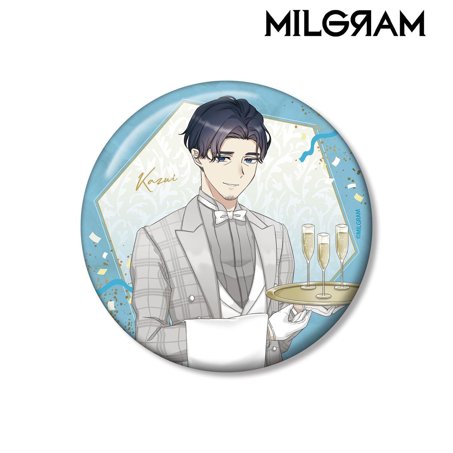 《MILGRAM》(米爾格拉姆) 新繪製系列 カズイ 100mm徽章 6th Anniversary ver.