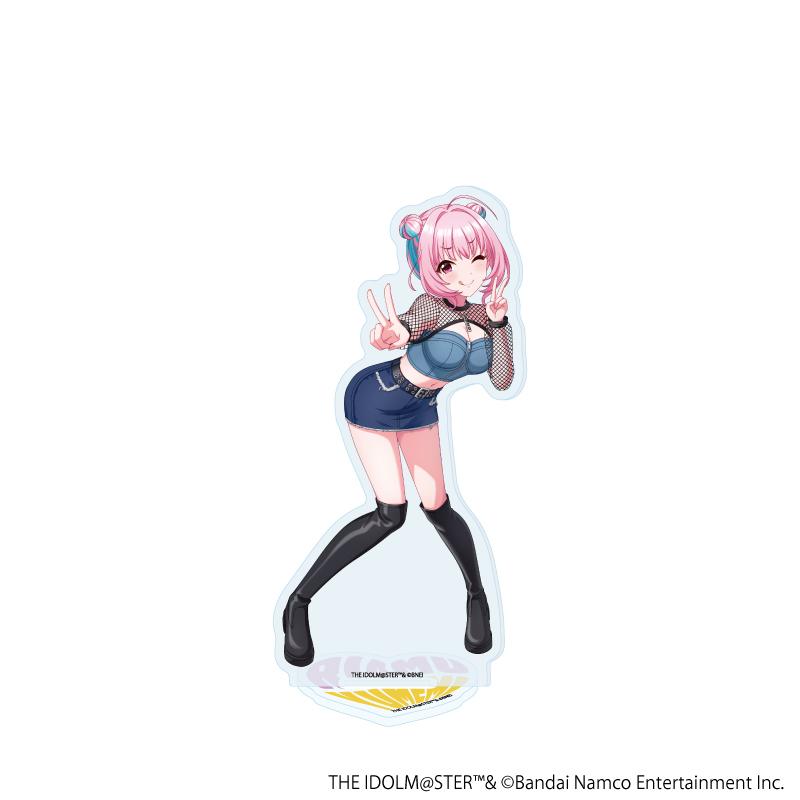 アイドルマスター シンデレラガールズ(偶像大師 灰姑娘女孩) 53 夢見りあむ 亞克力立牌 牛仔風服裝ver.(描き下ろし插畫)