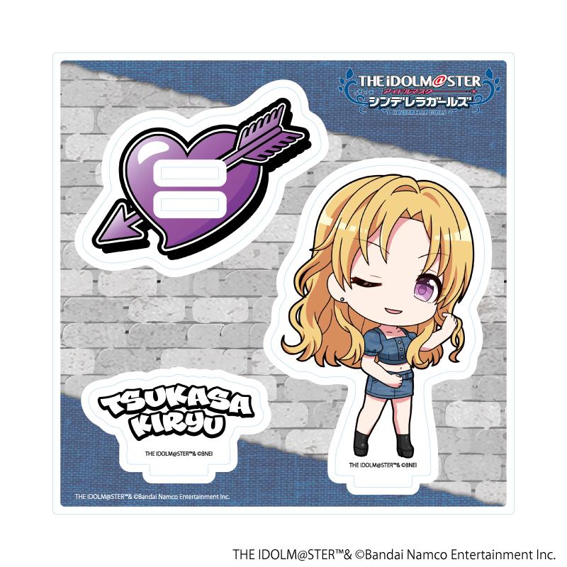 アイドルマスター シンデレラガールズ(偶像大師 灰姑娘女孩) 桐生つかさ 亞克力立牌板 25款 牛仔風造型ver. 迷你角色插畫