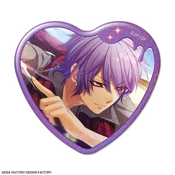 Glass Heart Princess(玻璃心公主) 道明寺凱 心形全息徽章 デザイン10‑B款