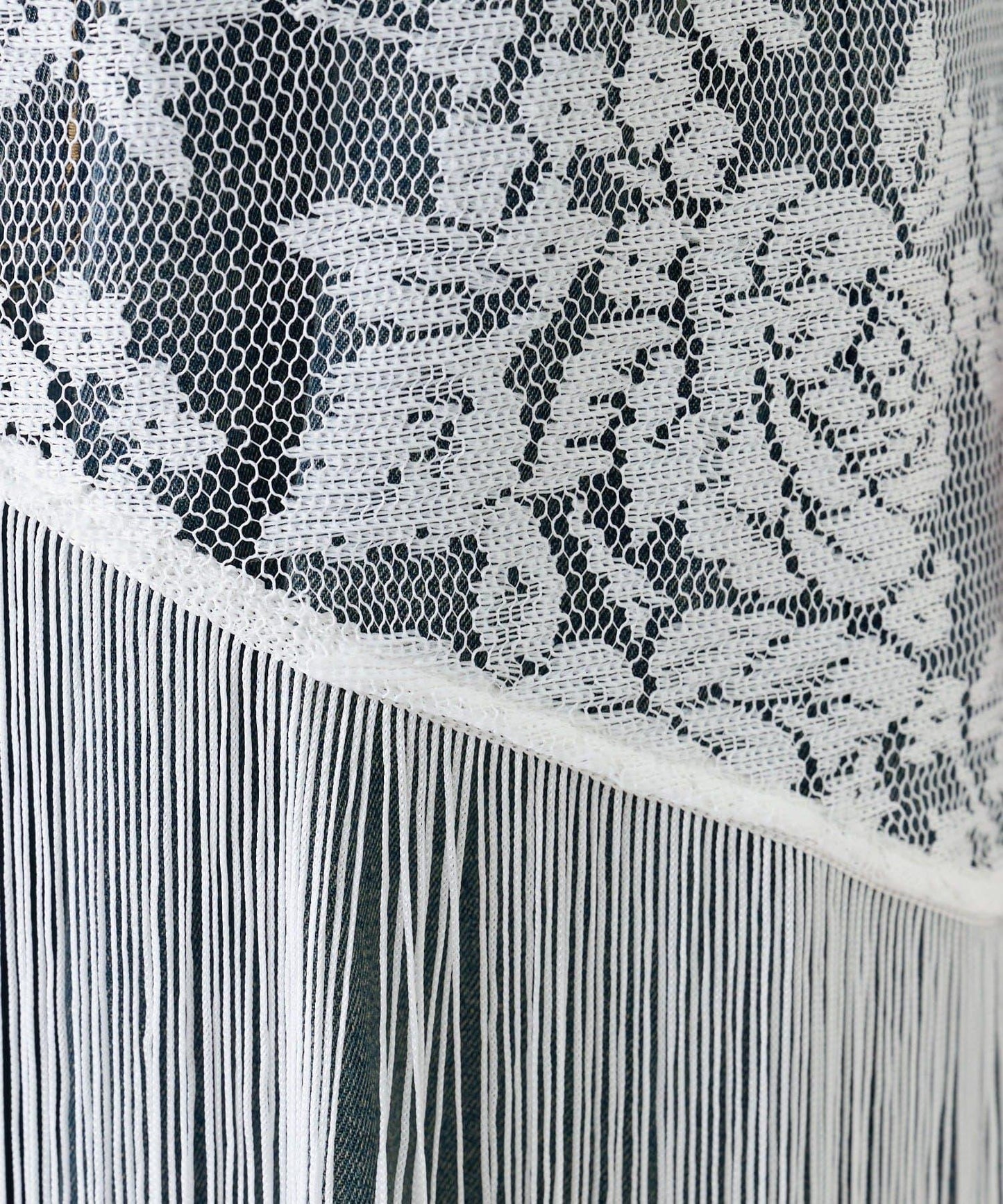 流蘇蕾絲圍巾