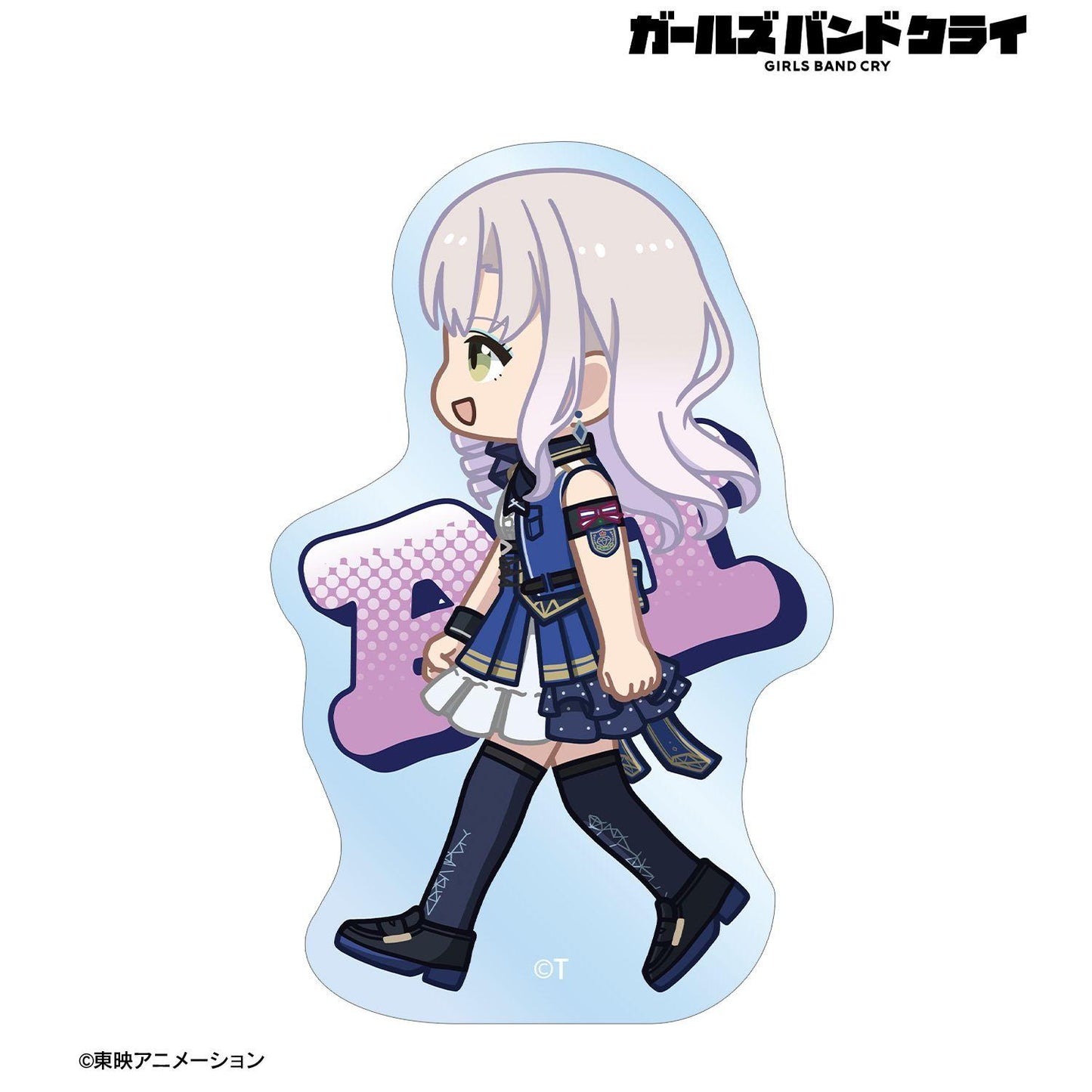 《哭泣少女樂隊》 吉比託可系列 アイ 透明異形貼紙