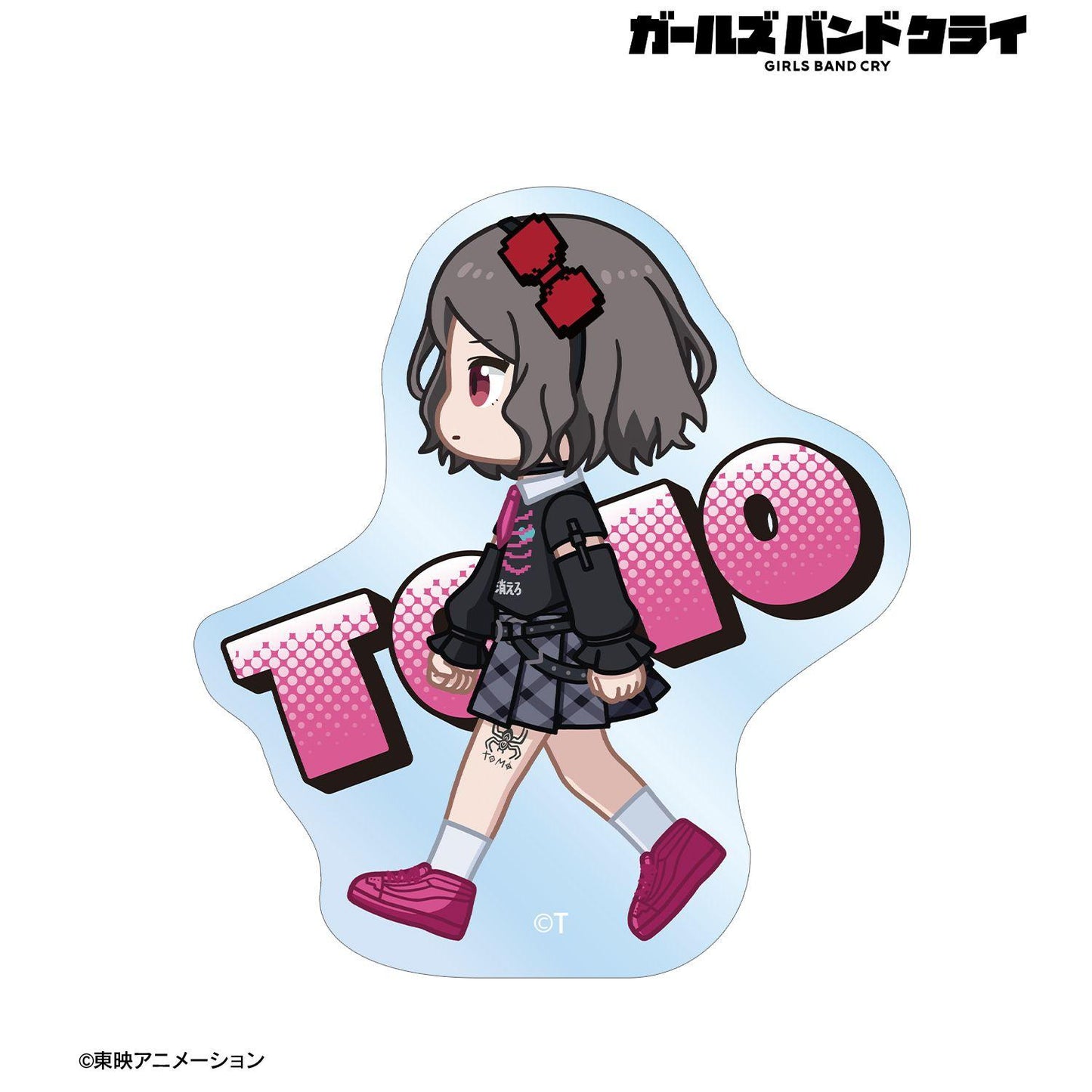 《哭泣少女樂隊》 Chibitoko系列 海老塚智 透明異形貼紙