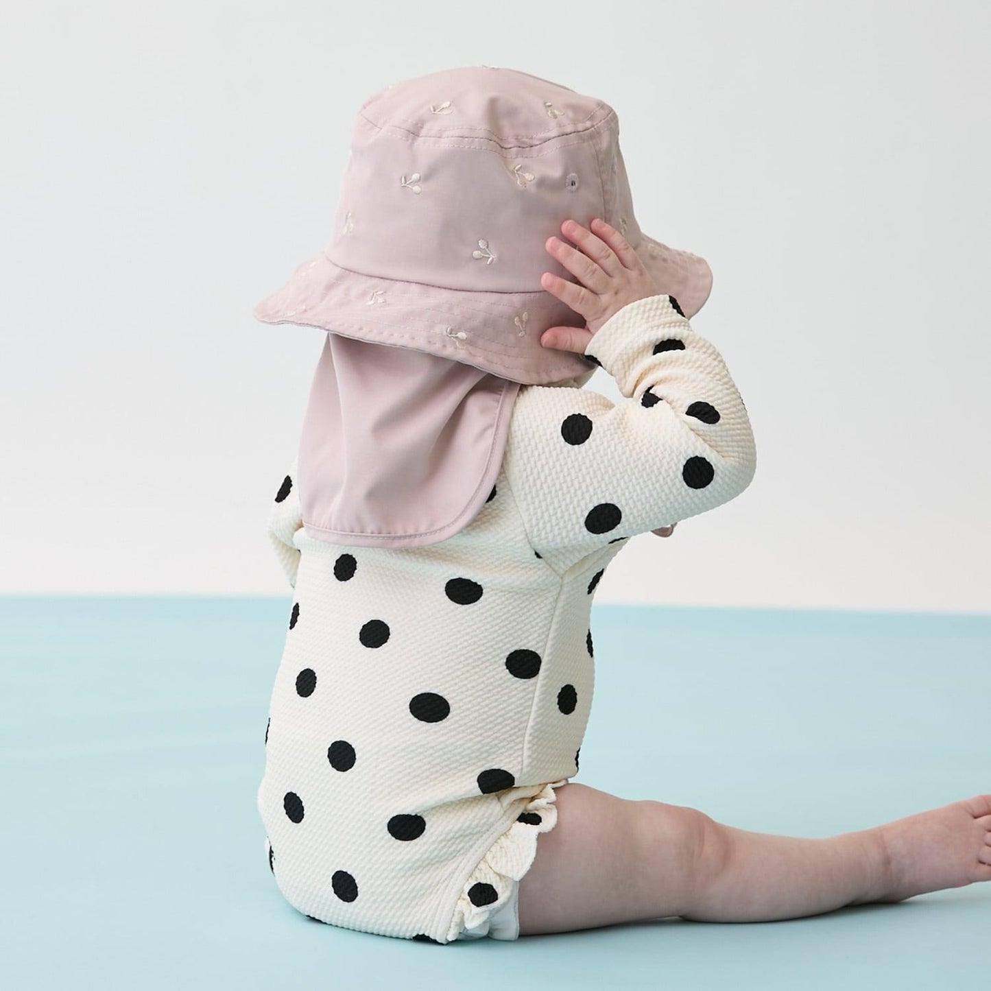 baby girls 防曬泳衣上衣