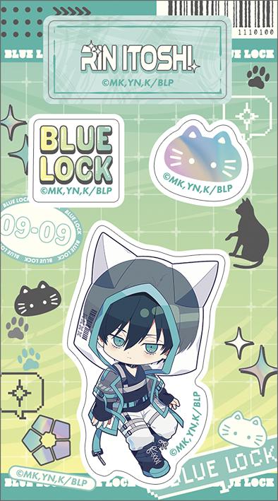 《藍色監獄》 第二期 糸師凜 亞克力異形貼紙 Cyber Cat款