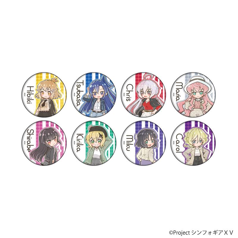 《戰姬絕唱Symphogear》XV(戰姬絕唱) 雜誌模特款 POP Art插畫 罐裝徽章 全套8種
