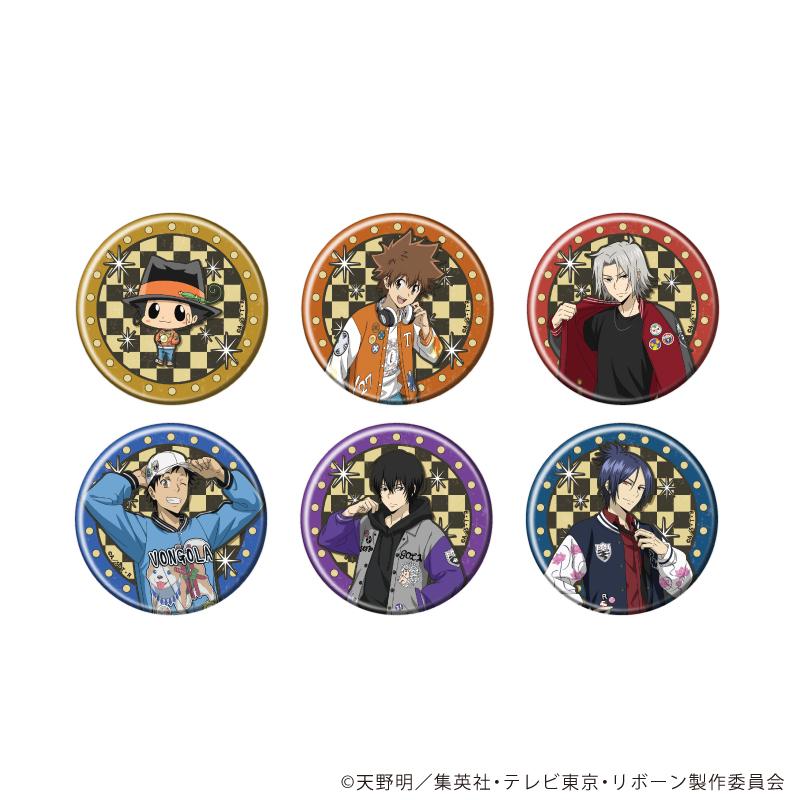 家庭教師HITMAN REBORN!(家庭教師HITMAN REBORN!) 全6種 繪製插畫徽章 完整套裝 6個入
