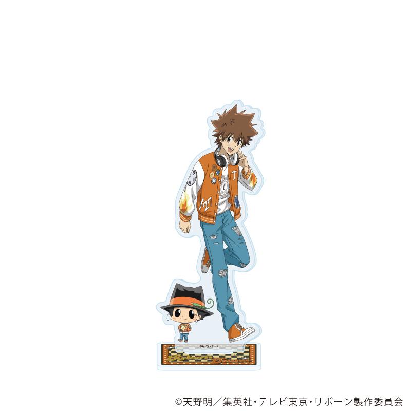 家庭教師HITMAN REBORN!(家庭教師HITMAN REBORN!) 亞克力立牌 124 リボーン&沢田綱吉 描き下ろし插畫款