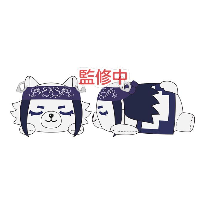 《黃金神威》(黃金神威) 動物Fose系列 2 アシㇼパ 公仔掛件 躺姿款
