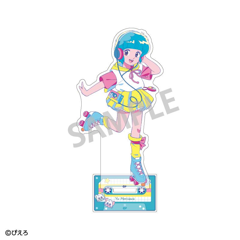 魔法の天使クリィミーマミ(魔法天使克莉美Mami)×魔法のプリンセスミンキーモモ(魔法公主明琪桃桃) 魔法の天使クリィミーマミA 亞克力立牌 復古款