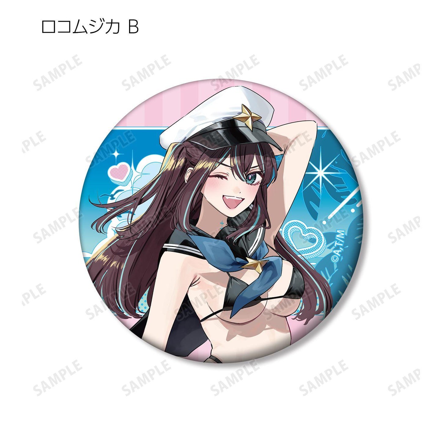 《夢想成為魔法少女》(夢想成為魔法少女) 插畫泳裝ver.系列 集換式墊面徽章 完整套BOX(10包入)
