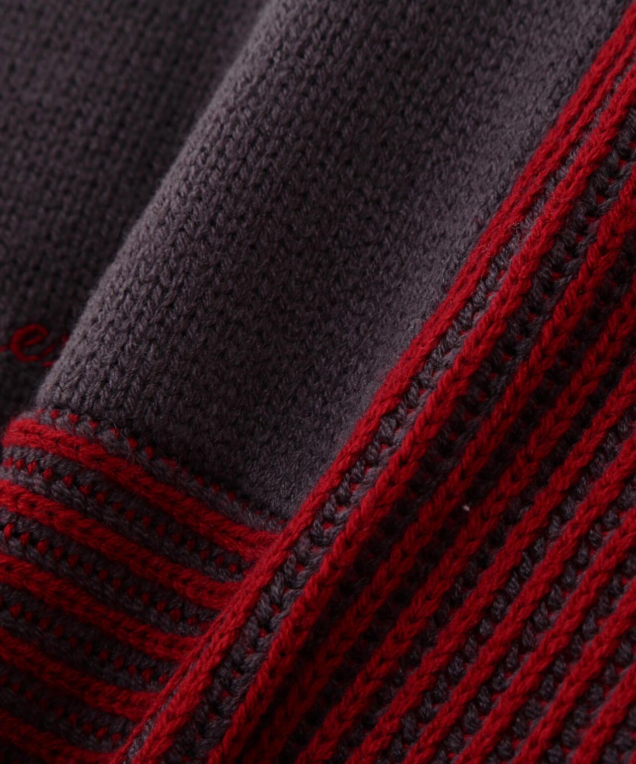 混色拼接 MELANGE SWITCHING KINT PULLOVER 針織套頭衫