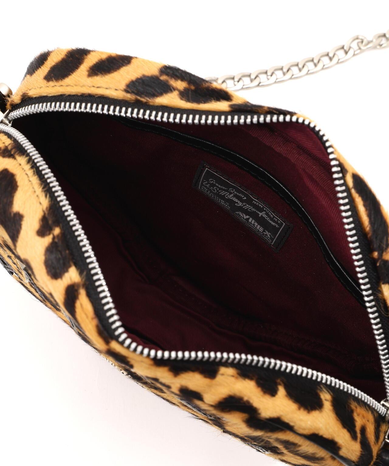 直營店限定 VARSITY LEATHER HEART CHAIN BAG