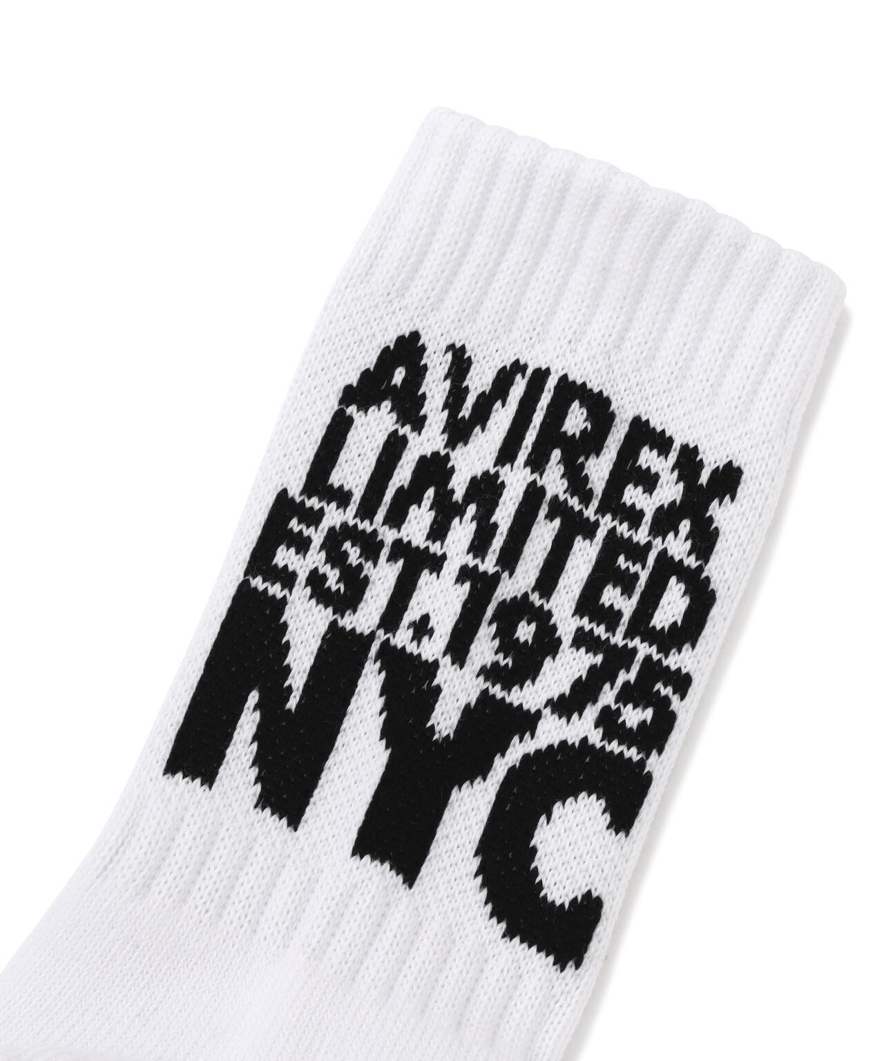 提花 AVIREX NYC 襪子(直營店限定)