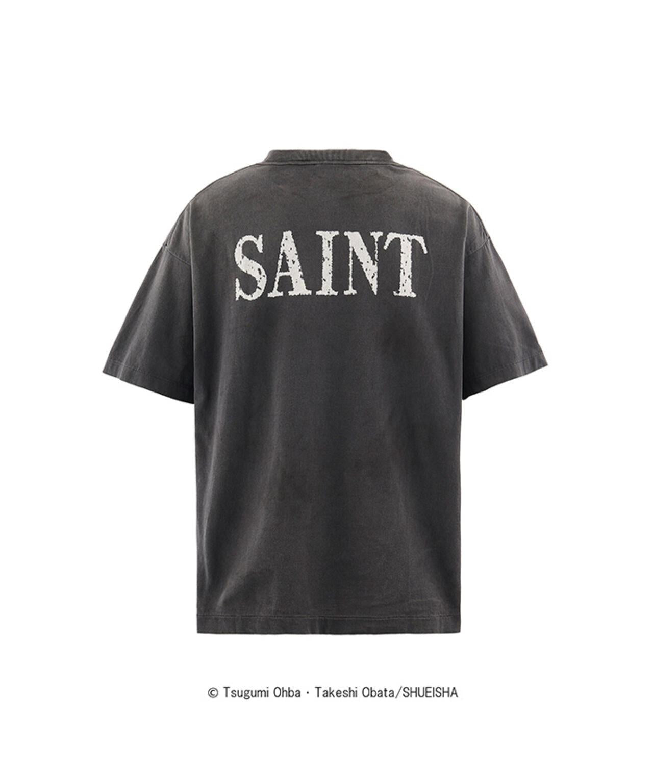 SAINT MICHAEL セントマイケル DETH NOTE(死亡筆記) T恤 BLACK