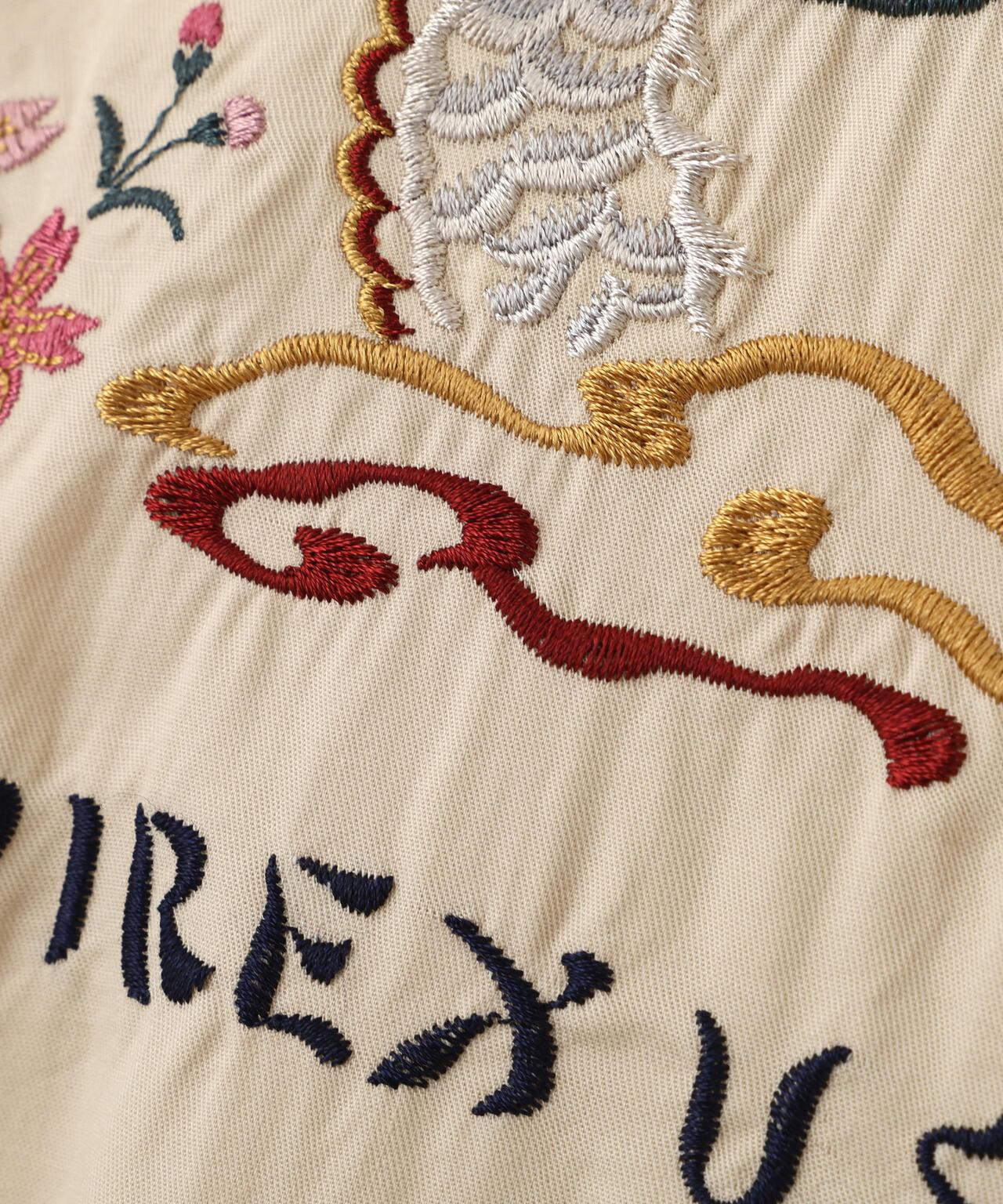 SOUVENIR S/S SHIRT “DRAGON & CHERRY BLOSSOMS” 圖案短袖襯衫