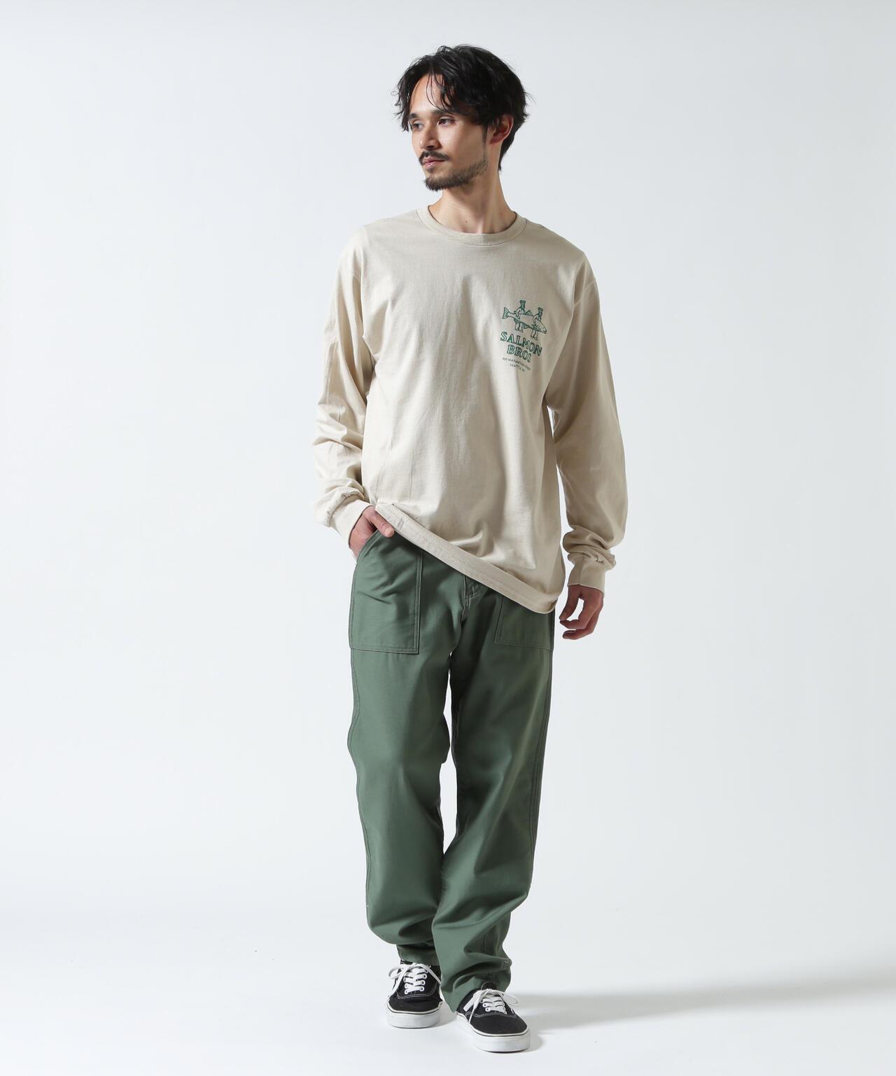 MANASTASH CiTee L/S SALMON 長袖T恤