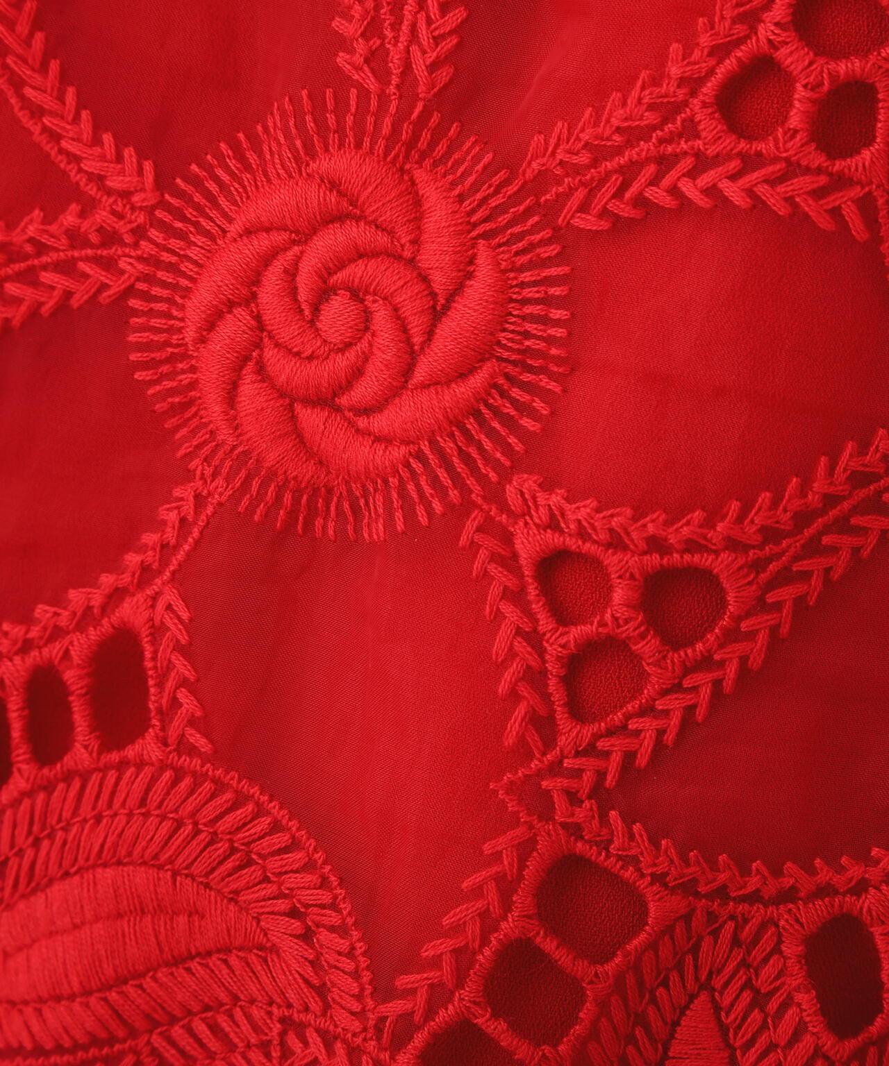 花園刺繡連衣裙