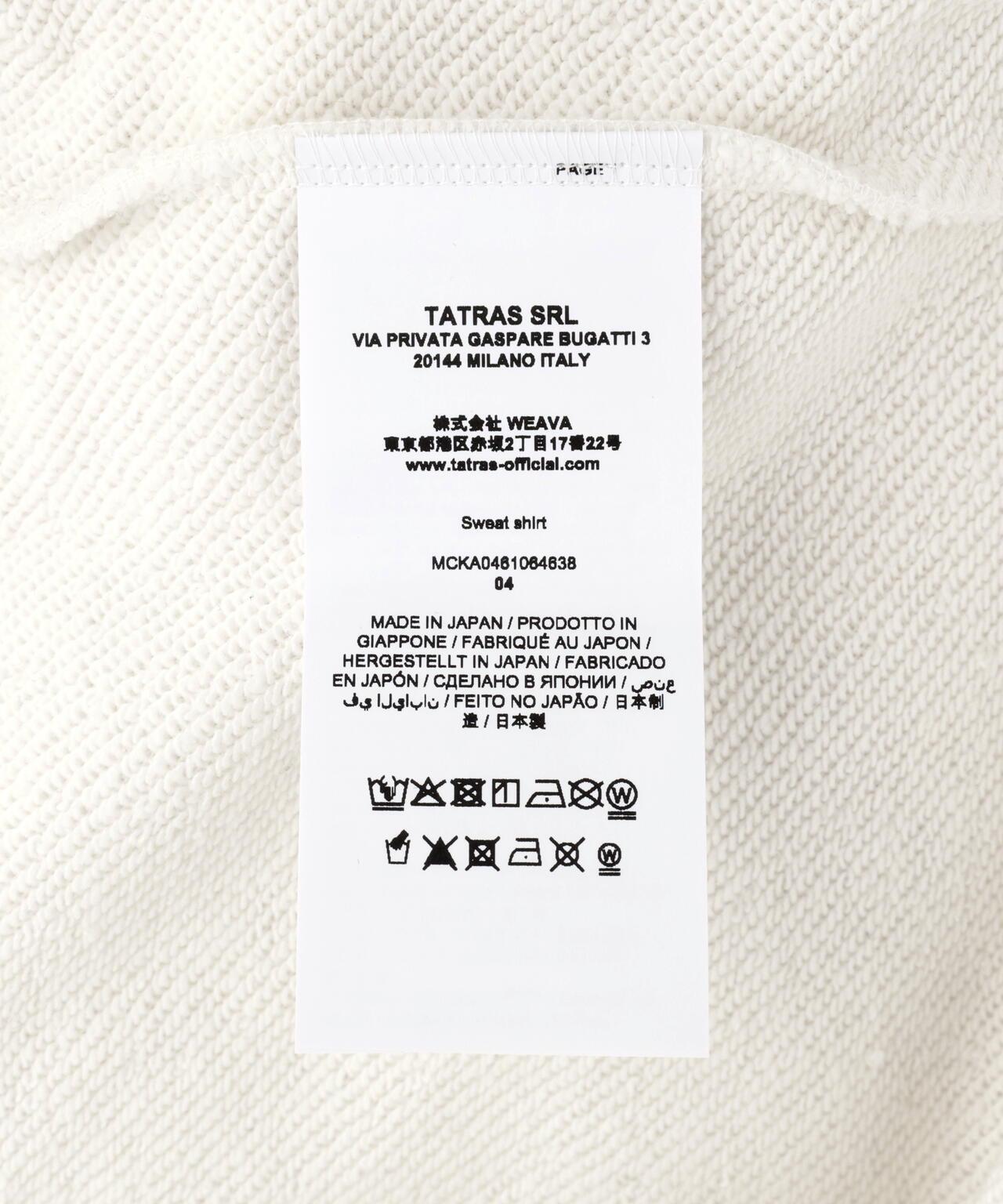 TATRAS(タトラス) B'2nd Exclusive FITARCO 聯名衛衣